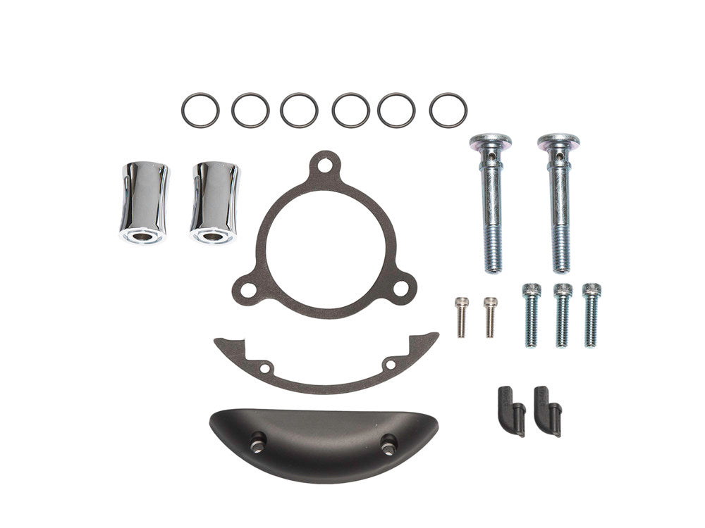 Inverted Air Cleaner Hardware Kit – Chrome. Fits Touring 2008-2016, Softail 2016-2017, CVO Softail 2011-2017 & Dyna Low Rider S 2016-2017 with Throttle-by-Wire