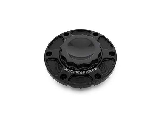 12 Point, Pop-Up Fuel Cap – Black. Fits CVO Touring 2023up, Street Glide & Road Glide 2024up, Touring 2025up