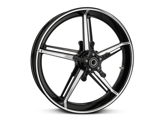 21in. x 3.5in. Factory 24 Replica Wheel – Gloss Black. Fits Touring 2024up