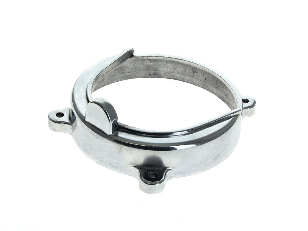 Alternator Cover – Polished Alloy. Fits Big Twin 1970-99 with Open Belt Drive