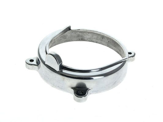 Alternator Cover – Polished Alloy. Fits Big Twin 1970-99 with Open Belt Drive