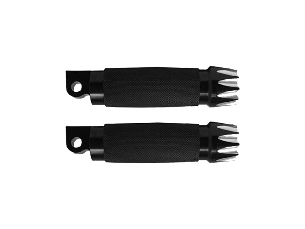 Excalibur Custom Contour Footpegs – Blk. Fits H-D.