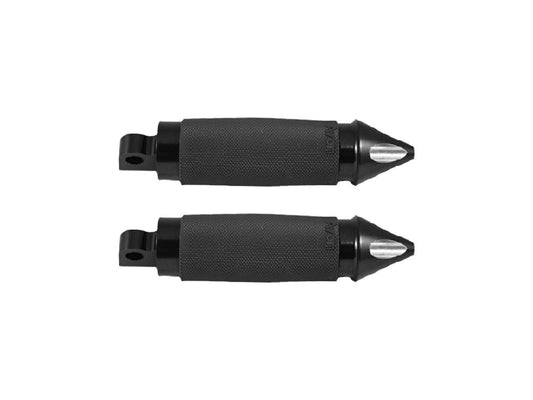 Spike Custom Contour Footpegs – Black. Fits H-D.