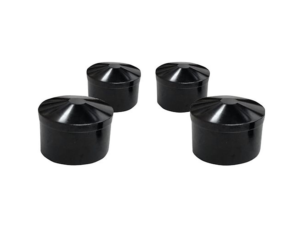 Smooth Head Bolt Covers – Black. Fits Big Twin 1985-2017 & Sportster 1986-2021