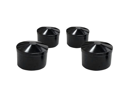 Smooth Head Bolt Covers – Black. Fits Big Twin 1985-2017 & Sportster 1986-2021
