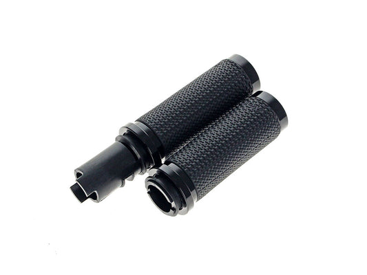 Large Memory Foam Handgrips – Black. Fits CVO Touring 2023up, Street Glide & Road Glide 2024up, Touring 2025up & Softail 2025up