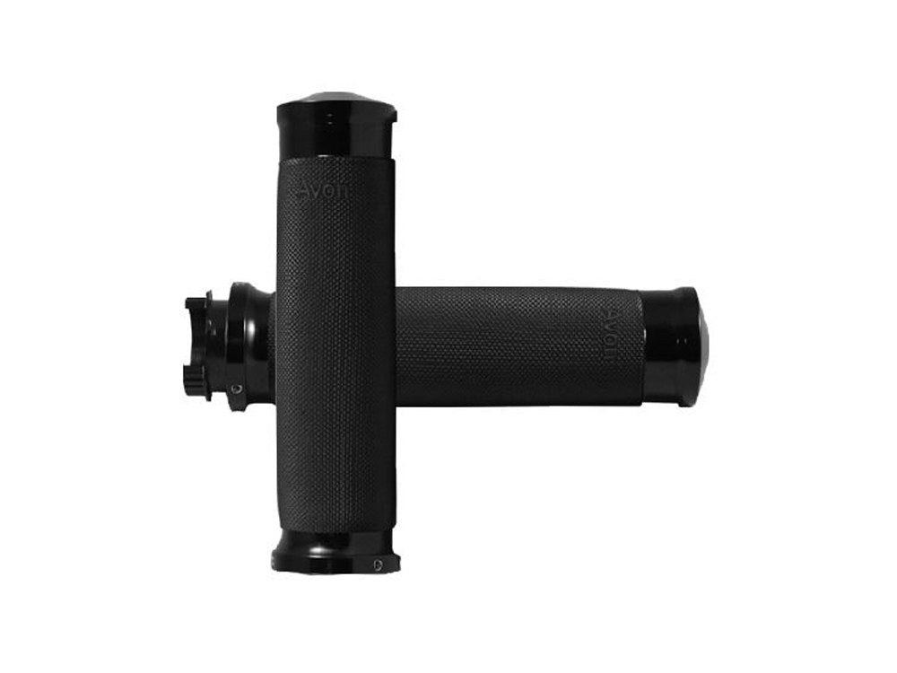 Custom Contour Handgrips – Black. Fits Various Metric Models.