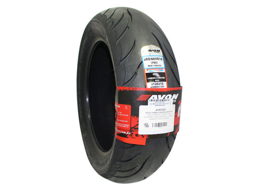 Avon Cobra Chrome 16in. Rear Tyre. 200/60-R16 AV92.