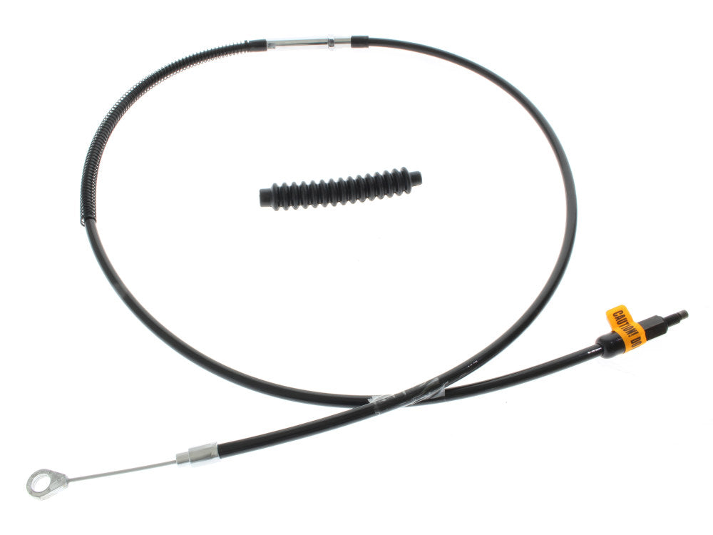 Black Vinyl Clutch Cable. Fits 5Spd Big Twin 1987-2006. 62in. Long.