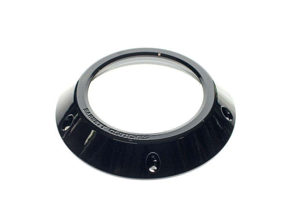 Scorpion Series Clear Derby Cover – Black. Fits Twin Cam 1999-2006