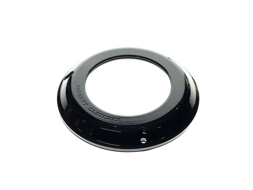 Scorpion Series Clear Derby Cover – Black.  Fits Big Twin 1990-1997