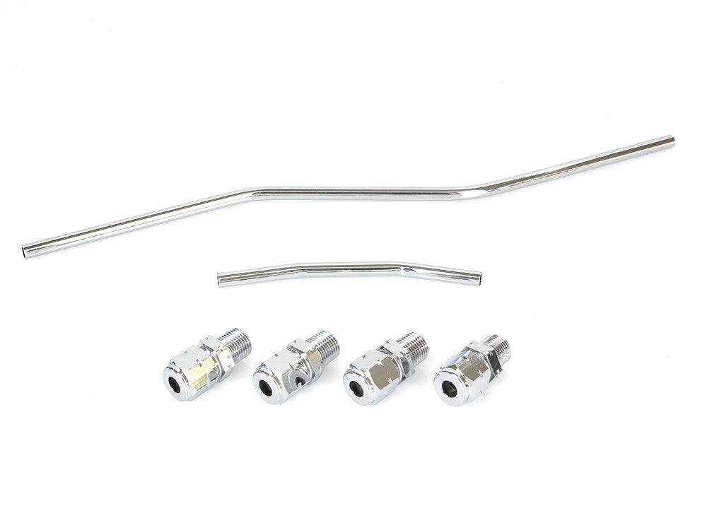 Rocker Oil Line Kit – Chrome. Fits Big Twin 1966-1984.