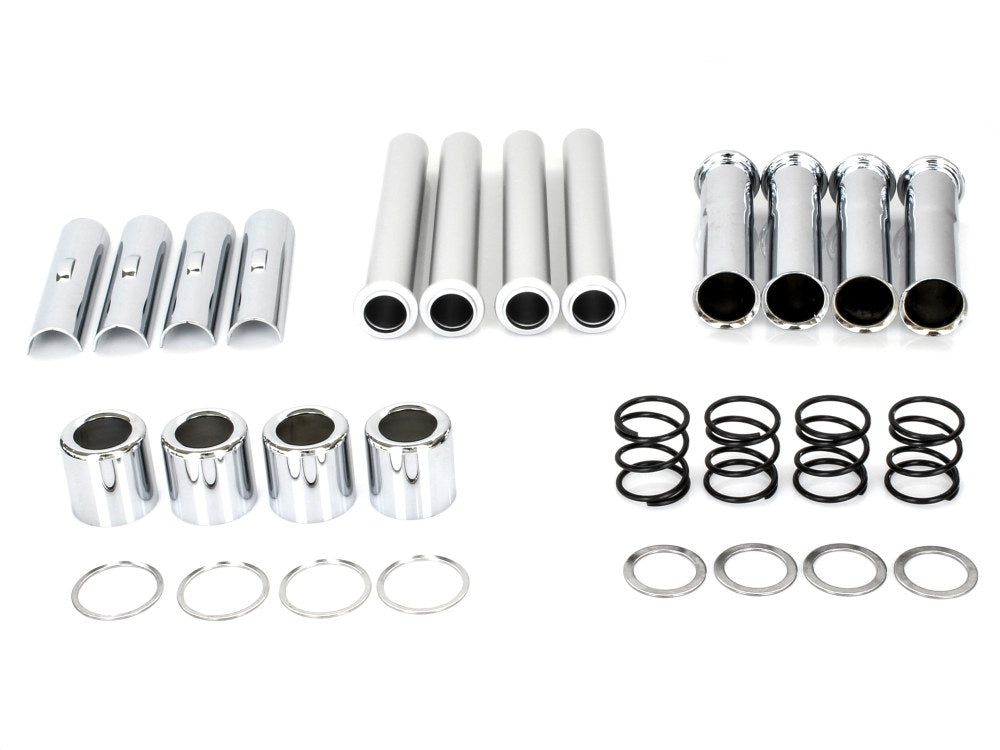 Push Rod Cover Kit – Chrome. Fits Evolution Big Twin 1984-1999.