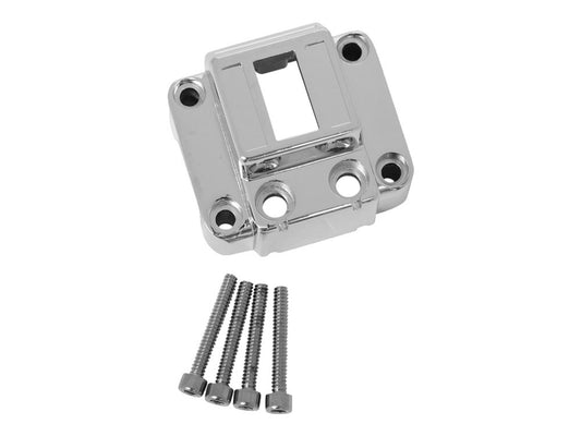 Vertical Switch Housing – Chrome. Fits Big Twin & Sportster 1972-1981.