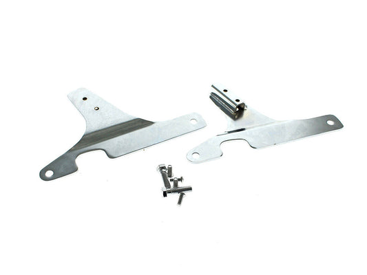 Sissy Bar Side Straps – Chrome. Fits FX Softail 1984-1999 & FXWG 1980-1986