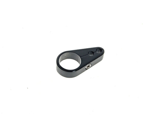 1in. Cable Clamp with Dual Throttle & Idle Cable Holes – Gloss Black