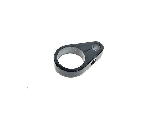 1-1/4in. Cable Clamp with 1 x 10mm Clutch Cable or Brake Line Hole – Black