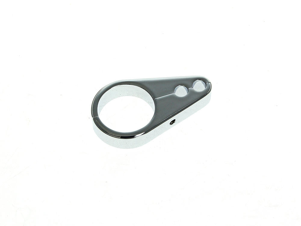 1-1/4in. Cable Clamp with Dual Throttle & Idle Cable Holes – Chrome