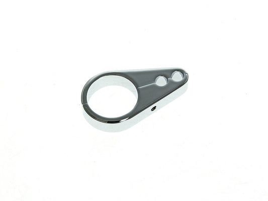 1-1/4in. Cable Clamp with Dual Throttle & Idle Cable Holes – Chrome