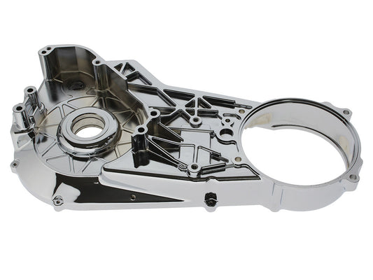 Inner Primary Cover – Chrome. Fits Softail 1989-1993.