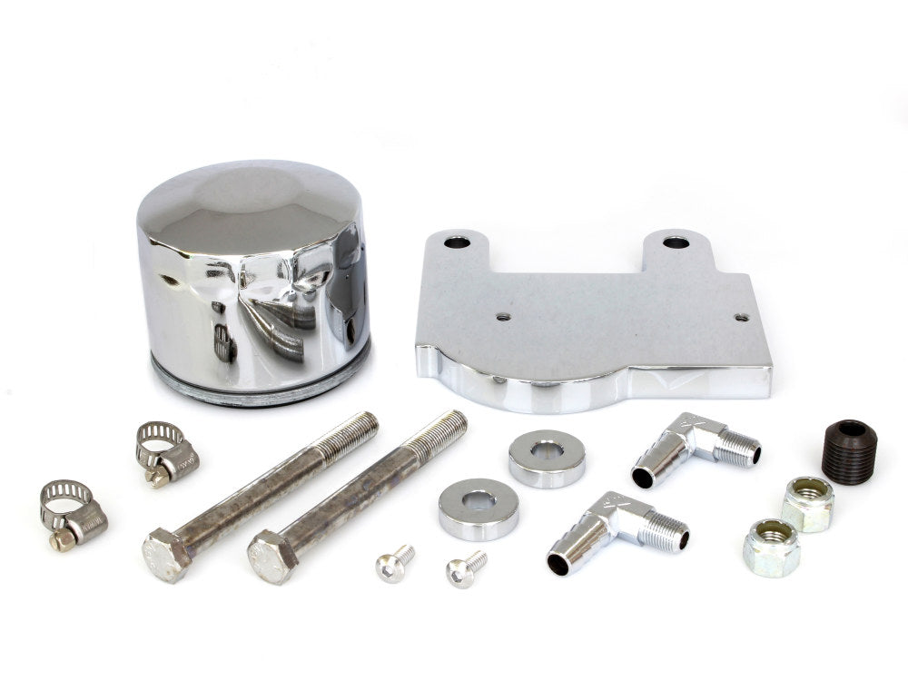 Oil Filter & Regulator Mount Kit. Fits 4Spd Big Twin 1975-1984 & Softail 1984-1999.