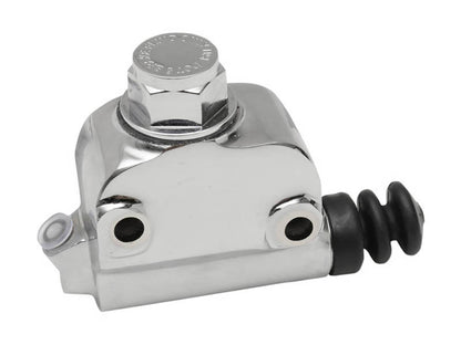 Lockheed Style Rear Brake Master Cylinder – Chrome. Fits Big Twin 1973-1979 with Disc Brake.