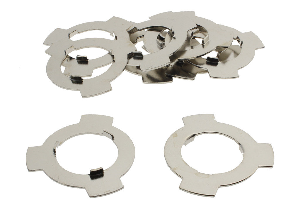 Transmission Mainshaft Bearing Lockwasher – Pack of 10. Fits 4Spd Big Twin 1941-1985.