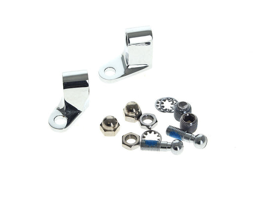 Front Swivel Turn Signal Mount Kit – Chrome.