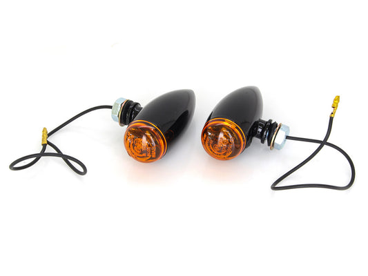Mini Stretch Bullet Turn Signal – Gloss Black.