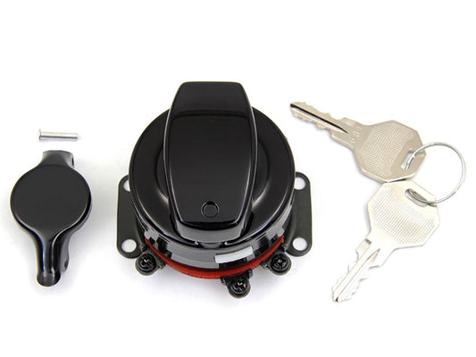 Ignition Switch – Black. Fits Big Twin 1936-1995.