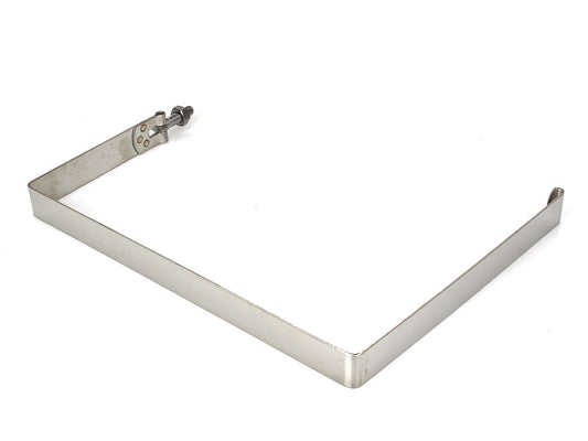Battery Strap – Chrome. Fits FLH 1970-1984.