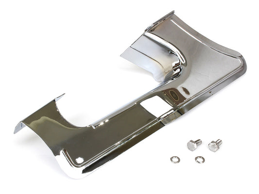 Lower Belt Guard – Chrome. Fits Touring 1985-2001 & FXR 1985-1994