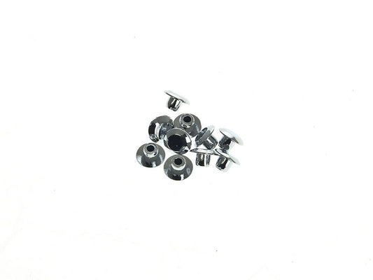 1/4in. (6mm) Hole Plugs – Chrome. Sold as a Pack of 10.