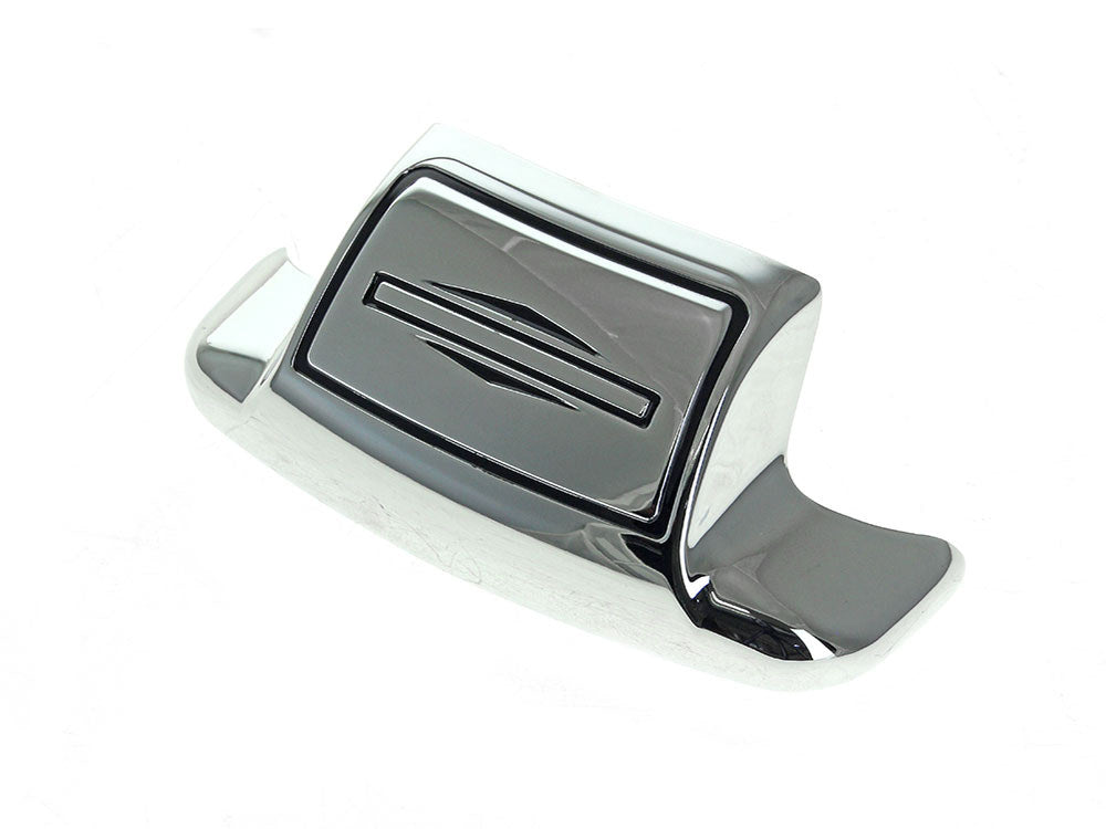 Rear Nostalgic Chevron Style Fender Tip – Chrome. Fits FL 1959-1986