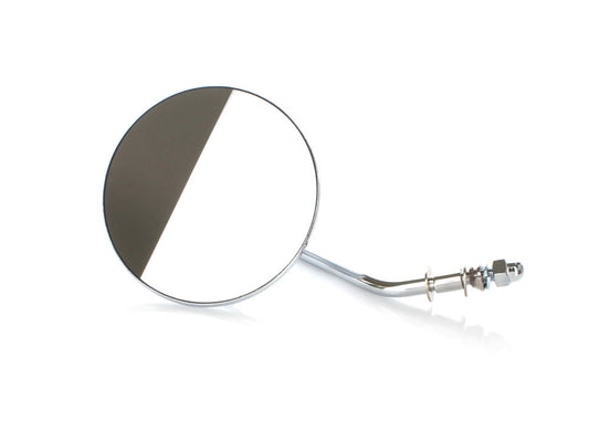 4in. Round Mirror with Short Stem – Chrome. Fits Right.