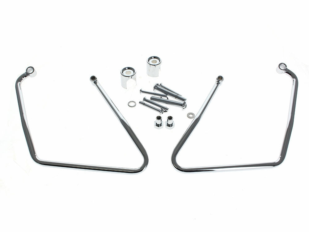 Saddlebag Supports – Chrome. Fits Sportster 1994-2003