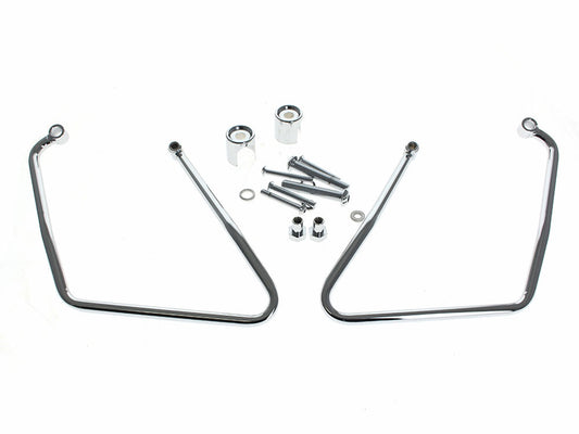 Saddlebag Supports – Chrome. Fits Sportster 1994-2003
