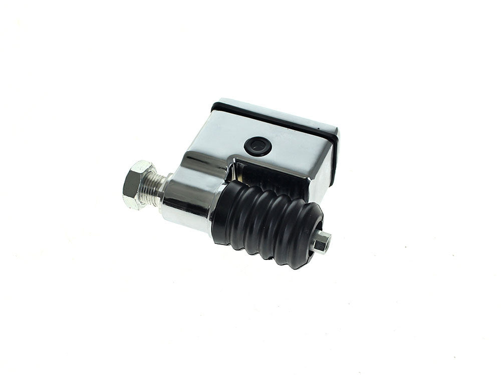 Rear Brake Master Cylinder – Chrome. Fits Dyna 1991-2005.
