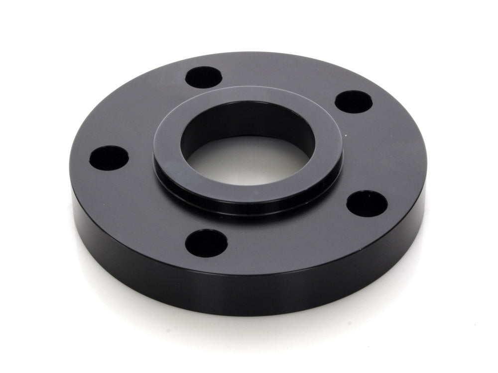 5/8in. Pulley Spacer with Lip. Fits H-D 2000up Wheels. Gloss Black.