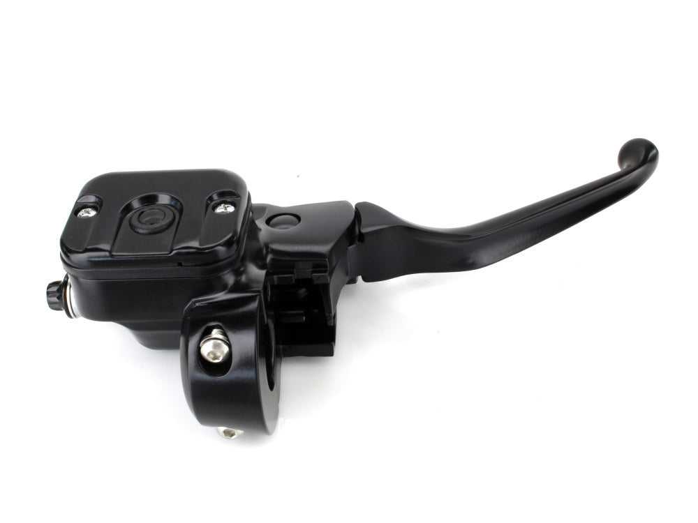 Front Brake Master Cylinder – Black. Fits Big Twin 1996-2017 & Sportster 1996-2003 Models with Front Single Disc Rotor.