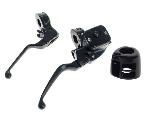 Handlebar Control Kit – Black. Fits Most Big Twin & Sportster 1996-2011 Models with Front Dual Disc Rotors.