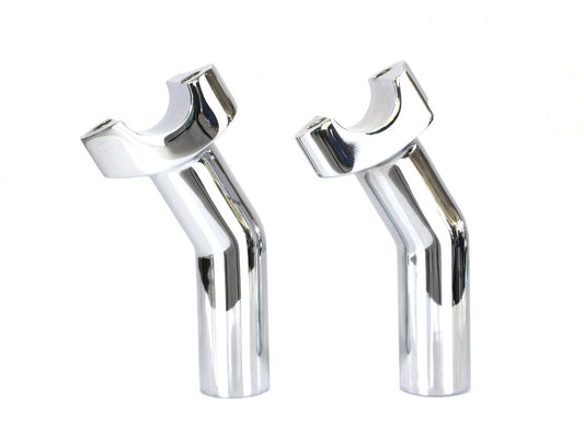 4-1/2in. Pullback Risers – Chrome. Fits 1in. Handlebar.