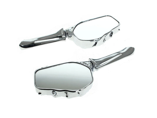 Skeleton Hand Mirrors – Chrome