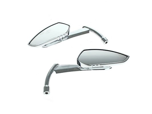 Scythe Mirrors with Blade Stem – Chrome