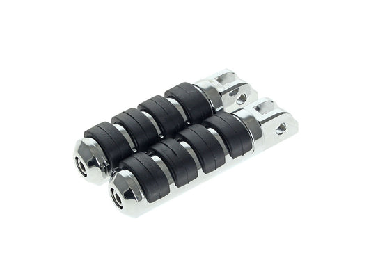 Comfort Iso Style Large Footpegs – Chrome. Fits Softail 2018up Front Rider