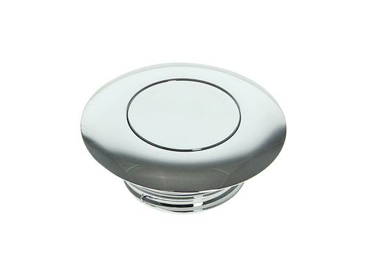 Flush Mount Pop-Up Fuel Cap – Chrome. Fits Big Twin 1996up & Sportster 1996-2021