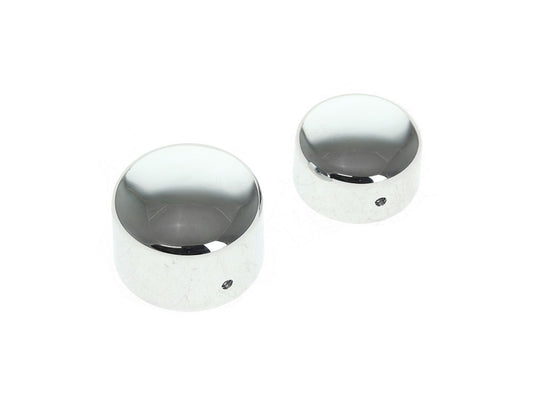 Rear Axle Covers – Chrome. Fits Softail & Dyna 2008-2017