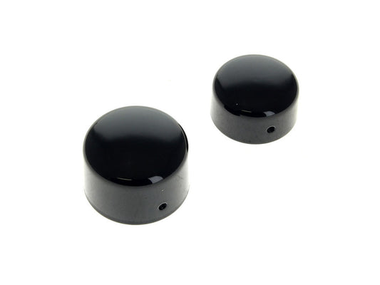 Rear Axle Covers – Gloss Black. Fits Softail & Dyna 2008-2017