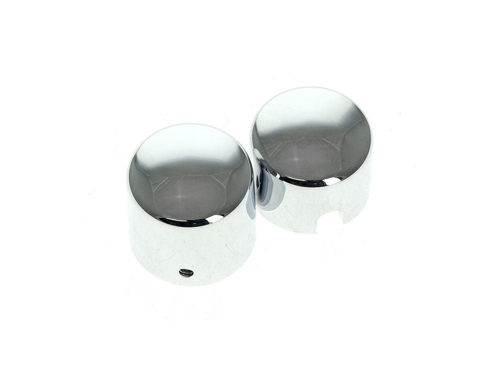 Rear Axle Covers – Chrome. Fits Softail 2000-2007