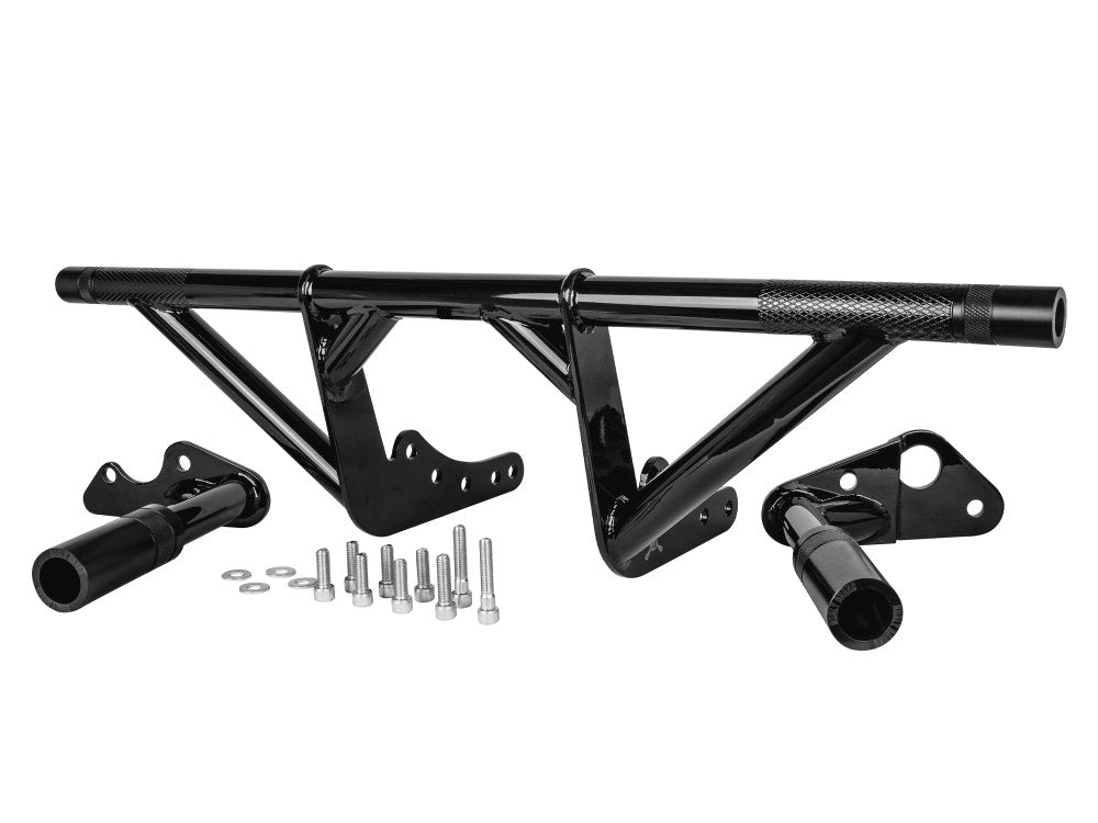 Front & Rear Brawler Crash Bar Kit – Black. Fits Softail 2018up